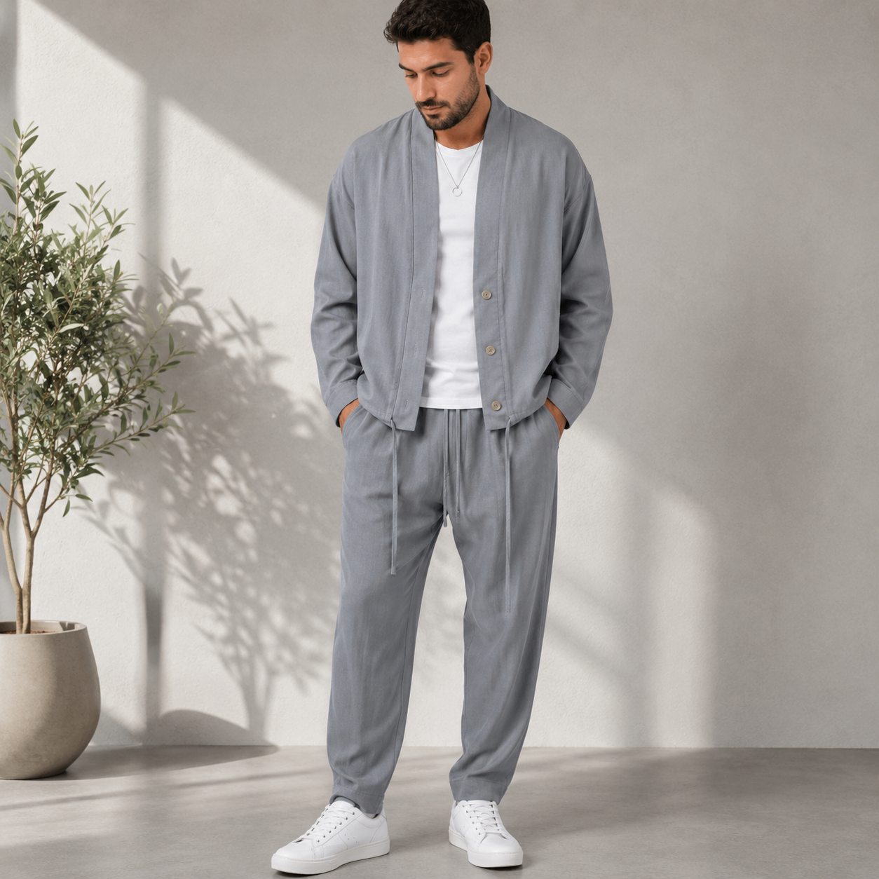 Thomas | Herren Bequeme Sommer Zweiteiler Set