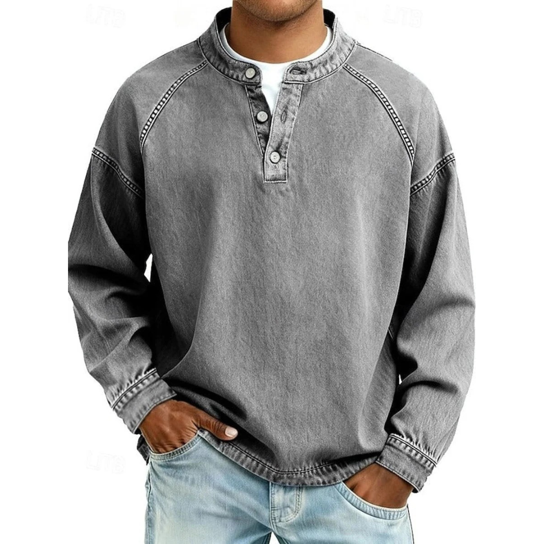 Thomas | Herren Retro Pullover Langarm