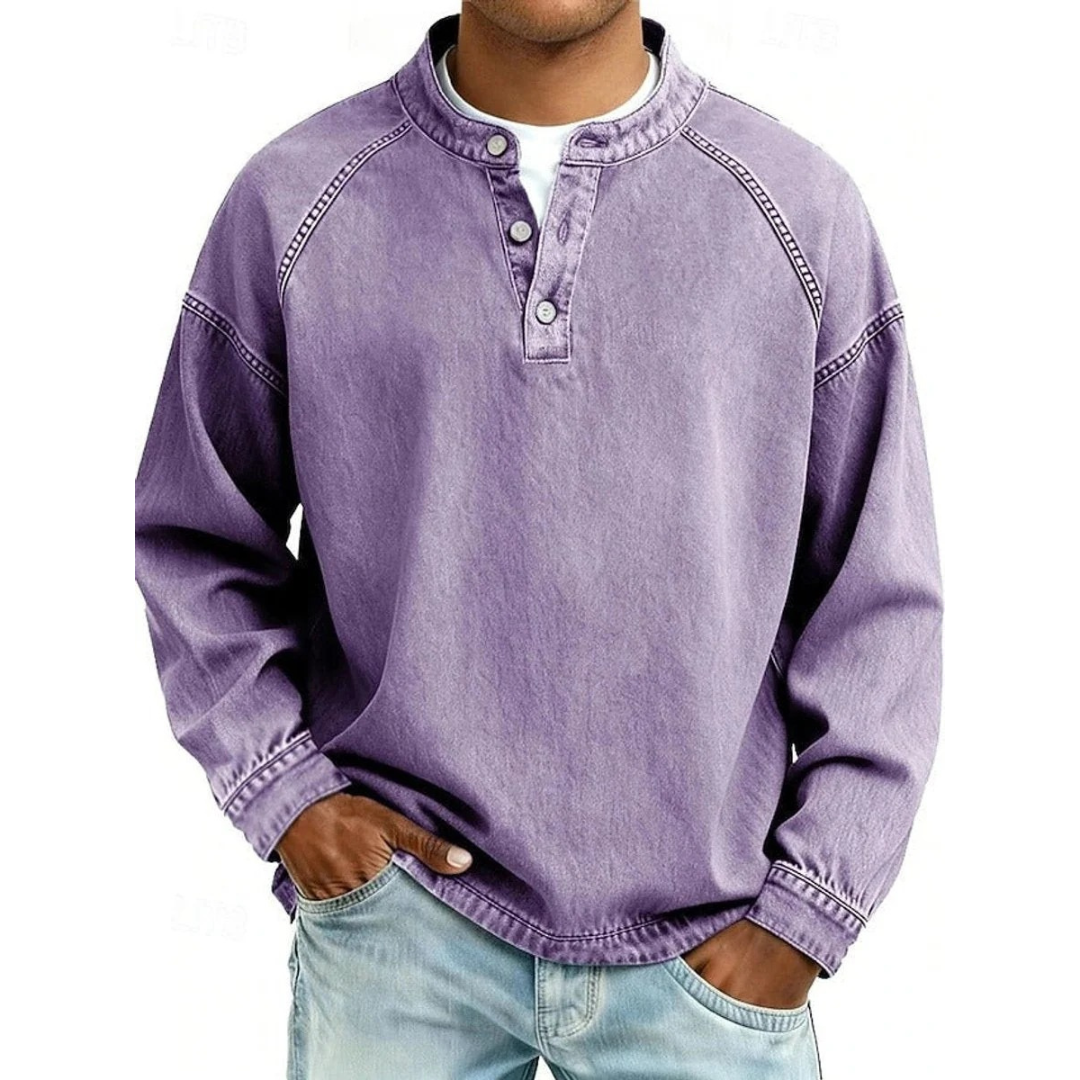 Thomas | Herren Retro Pullover Langarm