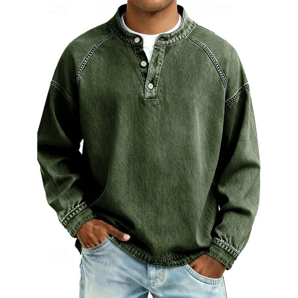 Thomas | Herren Retro Pullover Langarm