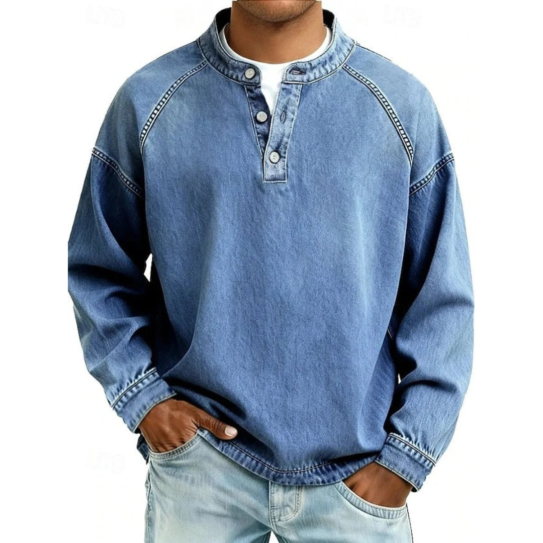 Thomas | Herren Retro Pullover Langarm