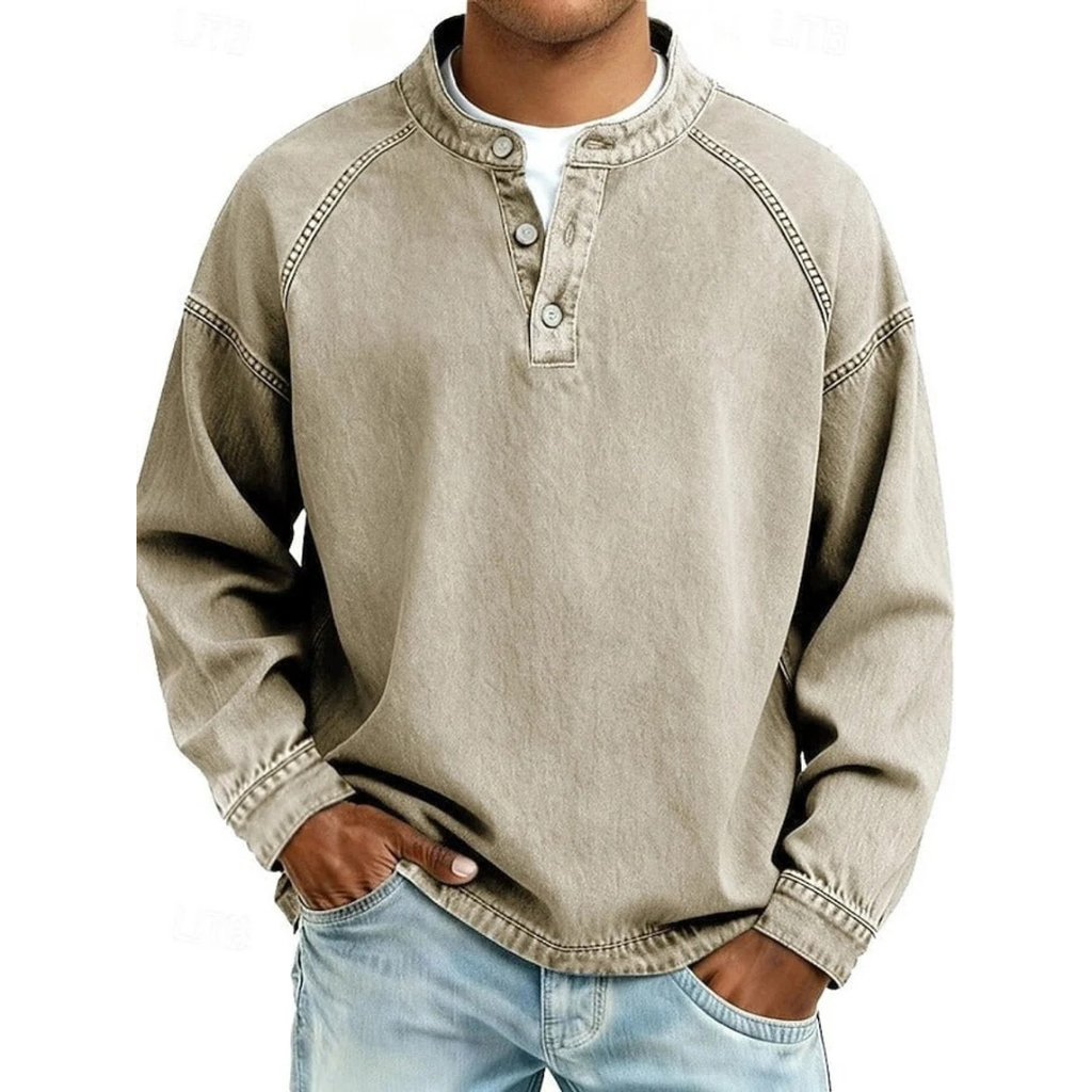 Thomas | Herren Retro Pullover Langarm