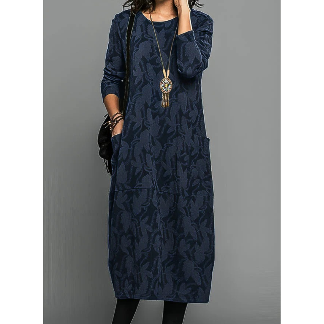 Tilda | Damen Midi Kleid Für Hochzeitsgast Mit Muster