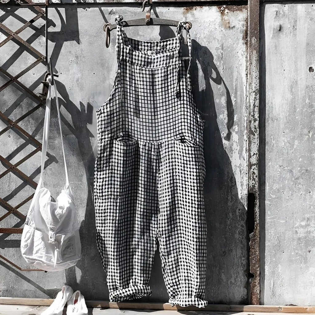 Tilda | Damen Vintage Jumpsuit im Loose Fit