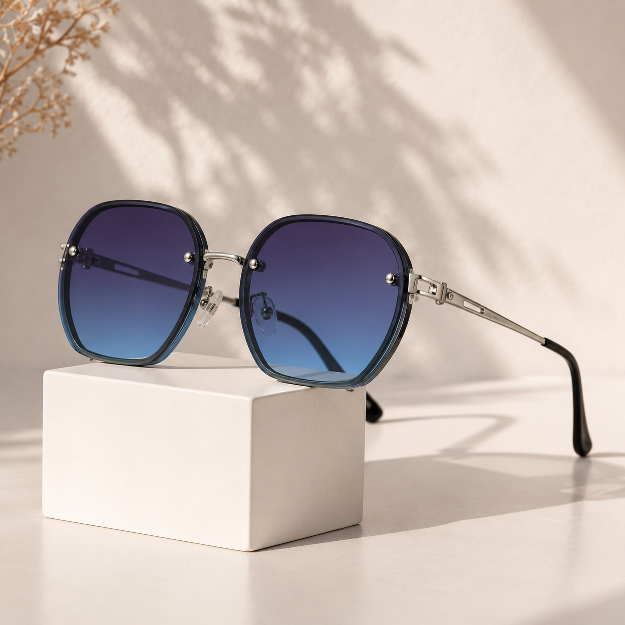 Tilly | Damen Sonnenbrille Retro Aviator Luxus