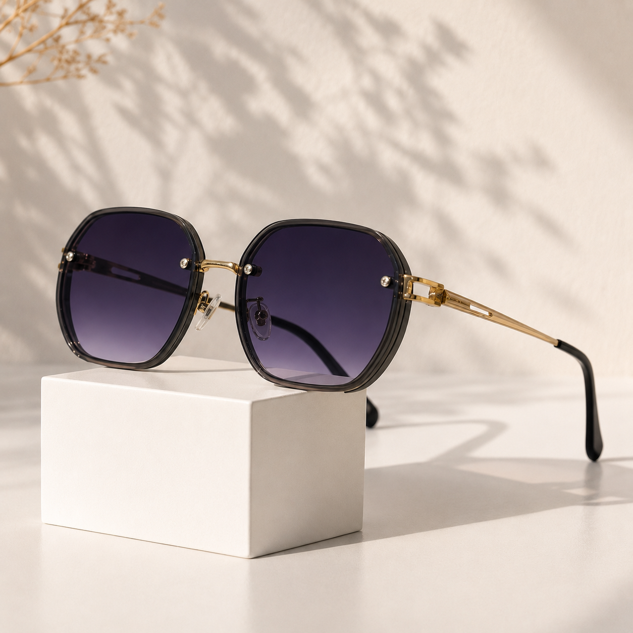 Tilly | Damen Sonnenbrille Retro Aviator Luxus