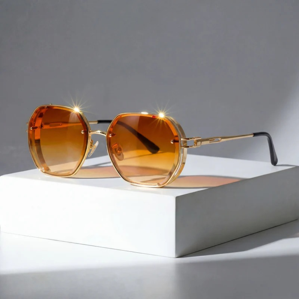 Tilly | Damen Sonnenbrille Retro Aviator Luxus