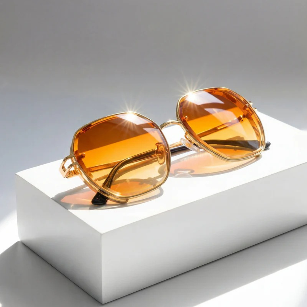 Tilly | Damen Sonnenbrille Retro Aviator Luxus