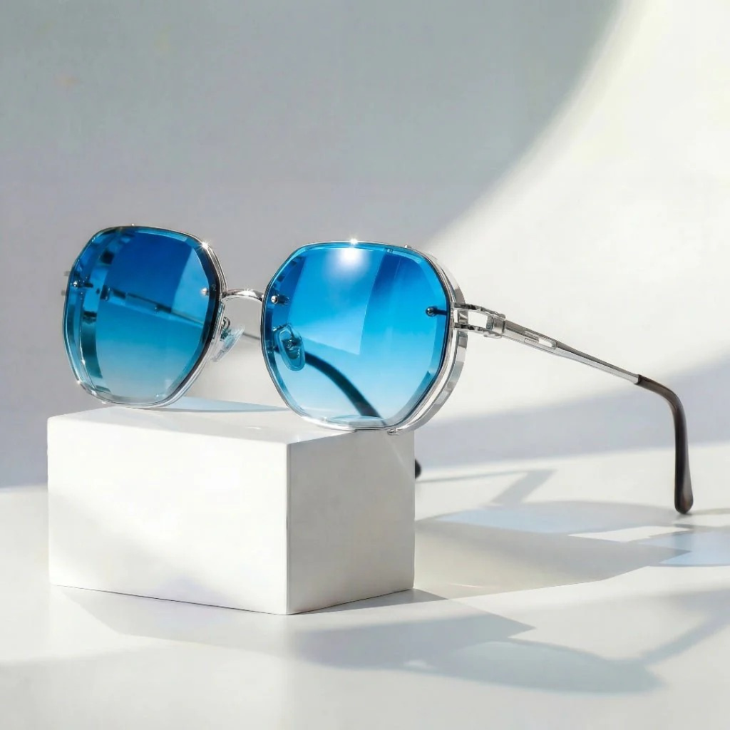 Tilly | Damen Sonnenbrille Retro Aviator Luxus