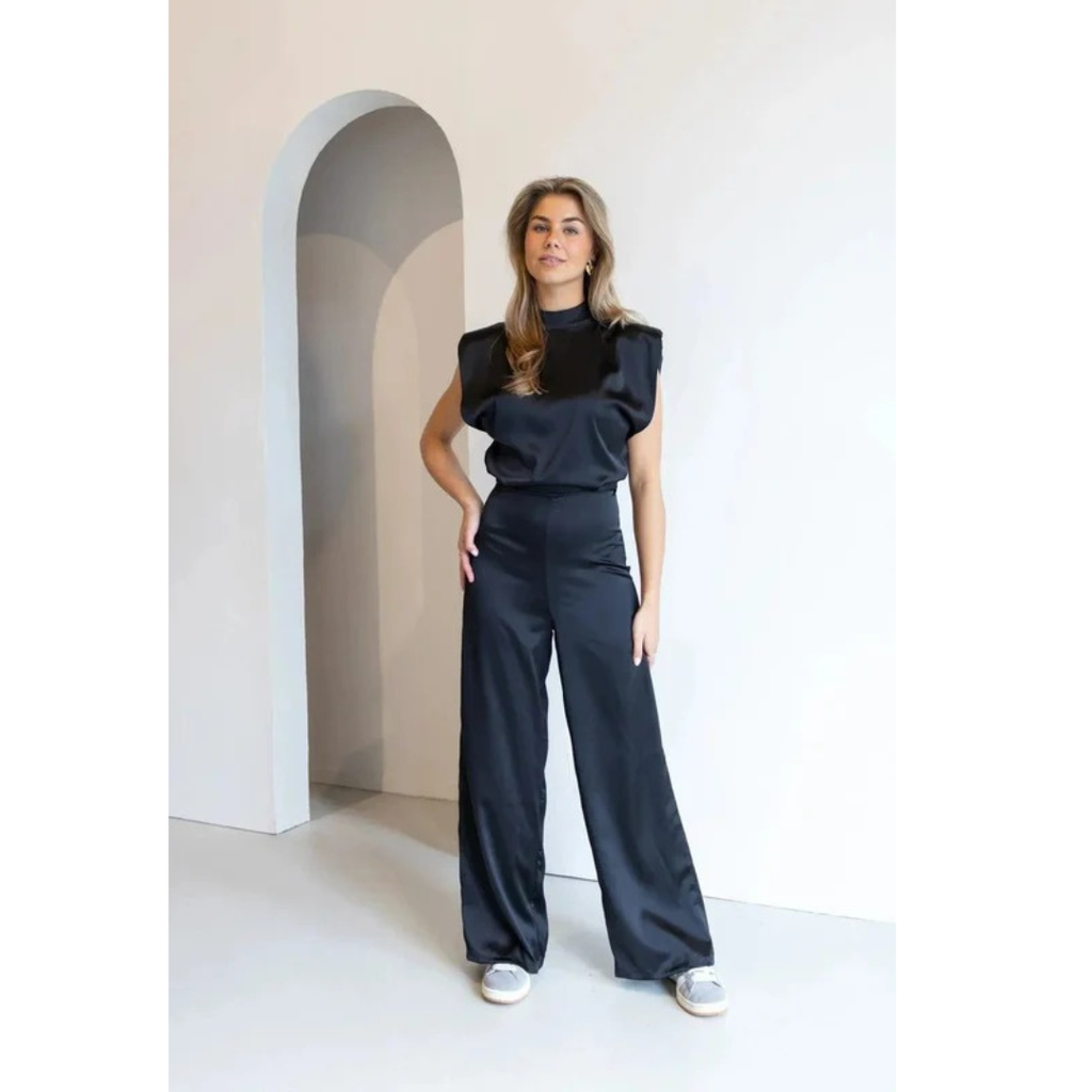 Tilly | Damen Stilvoller Jumpsuit Aus Satin