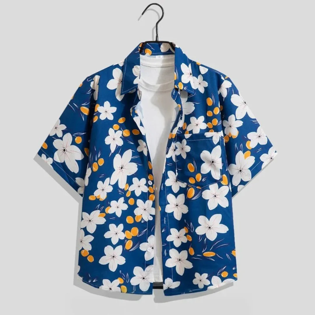 Torben | Herren Hemd Blumenmuster Sommer Style