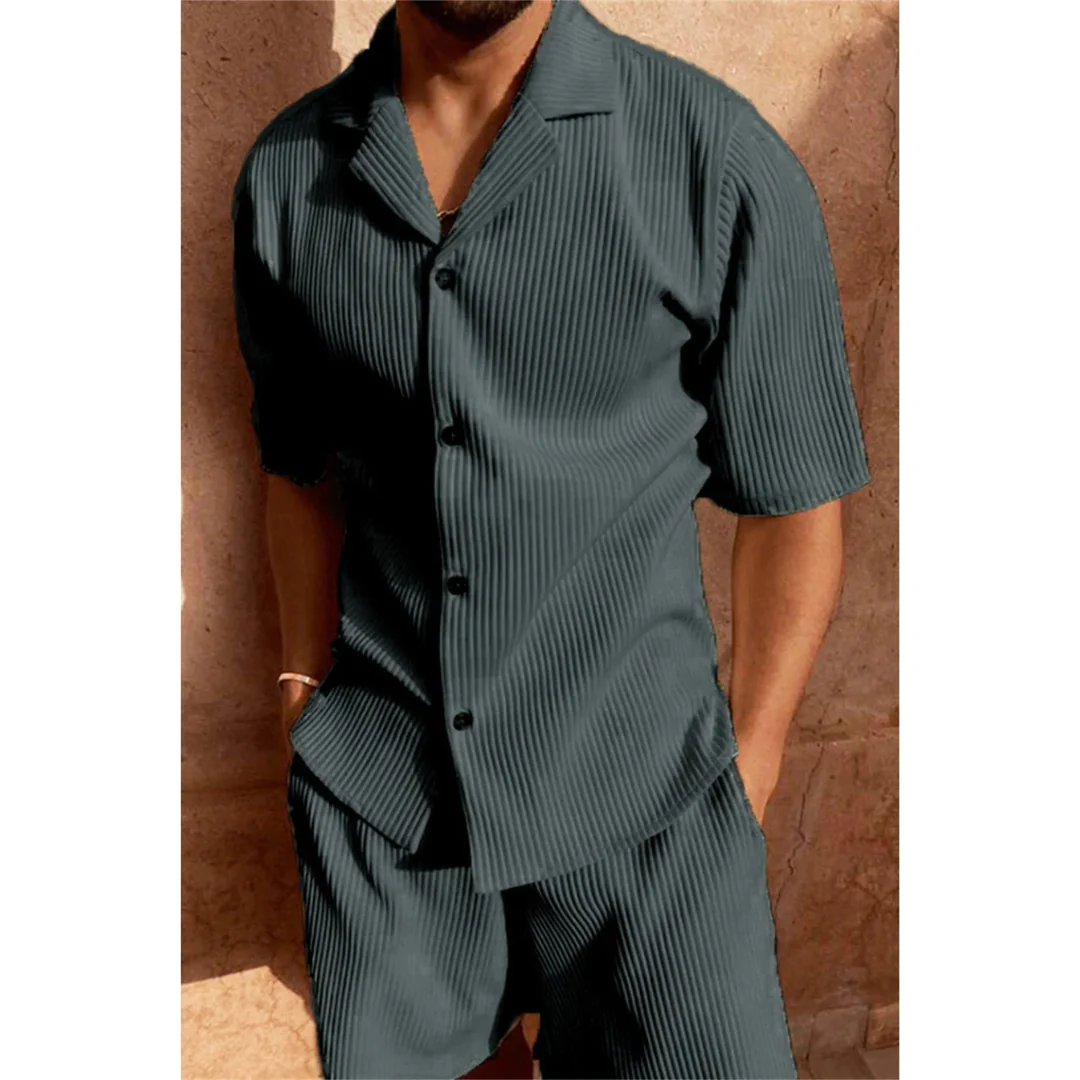 Torsten | Herren Freizeit Set mit Hemd und kurzer Hose