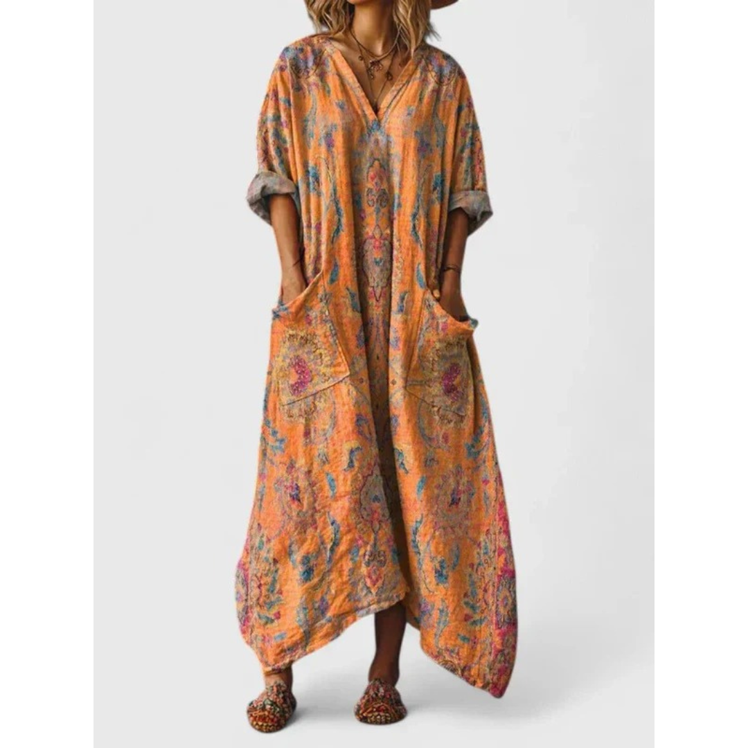 Trinity | Damen Sommerkleid Maxi Boho