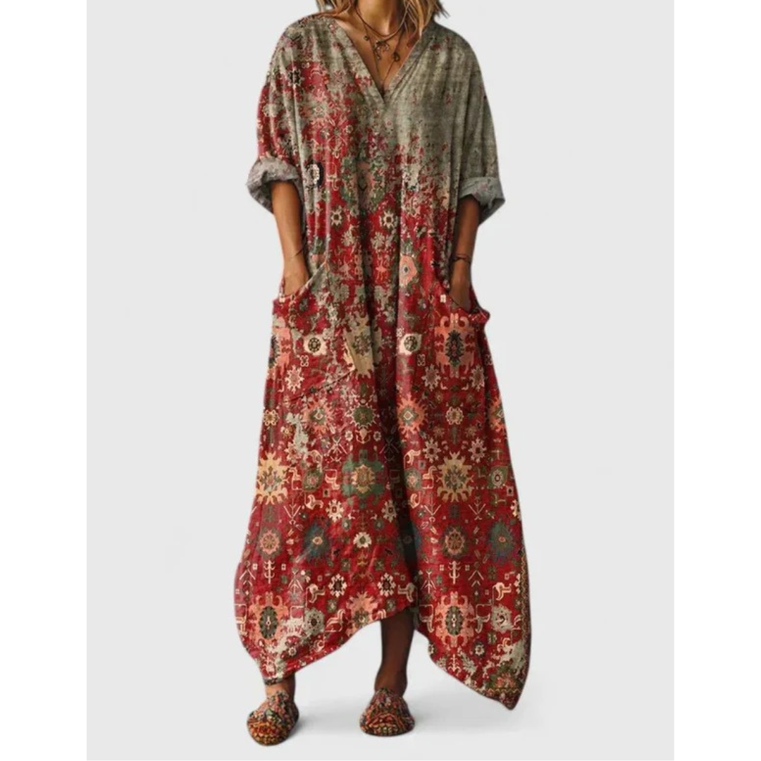 Trinity | Damen Sommerkleid Maxi Boho