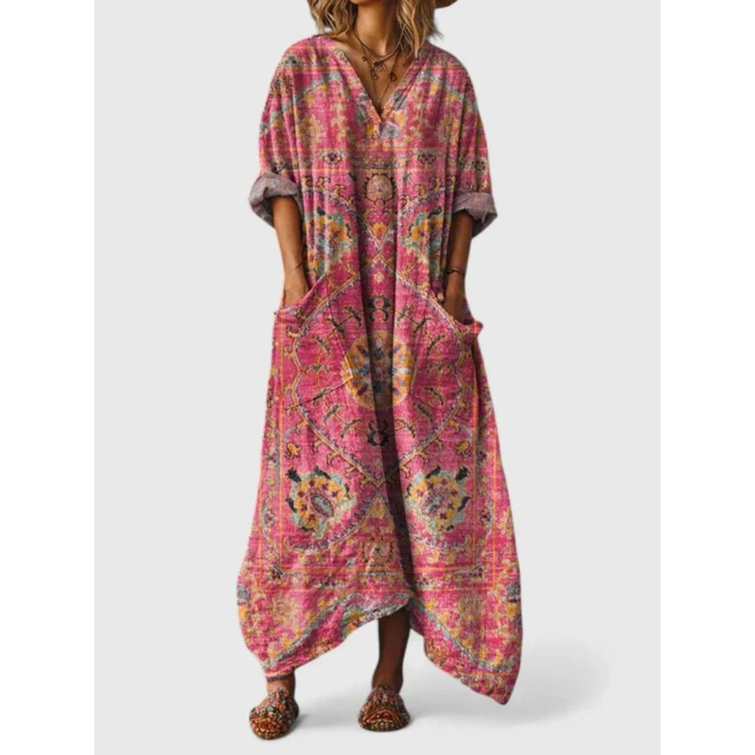 Trinity | Damen Sommerkleid Maxi Boho