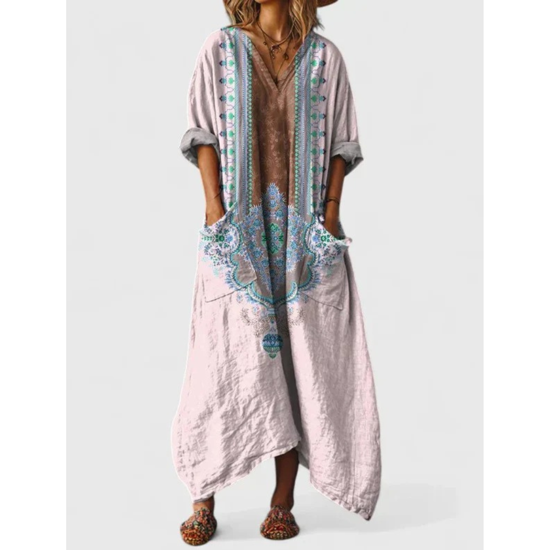Trinity | Damen Sommerkleid Maxi Boho