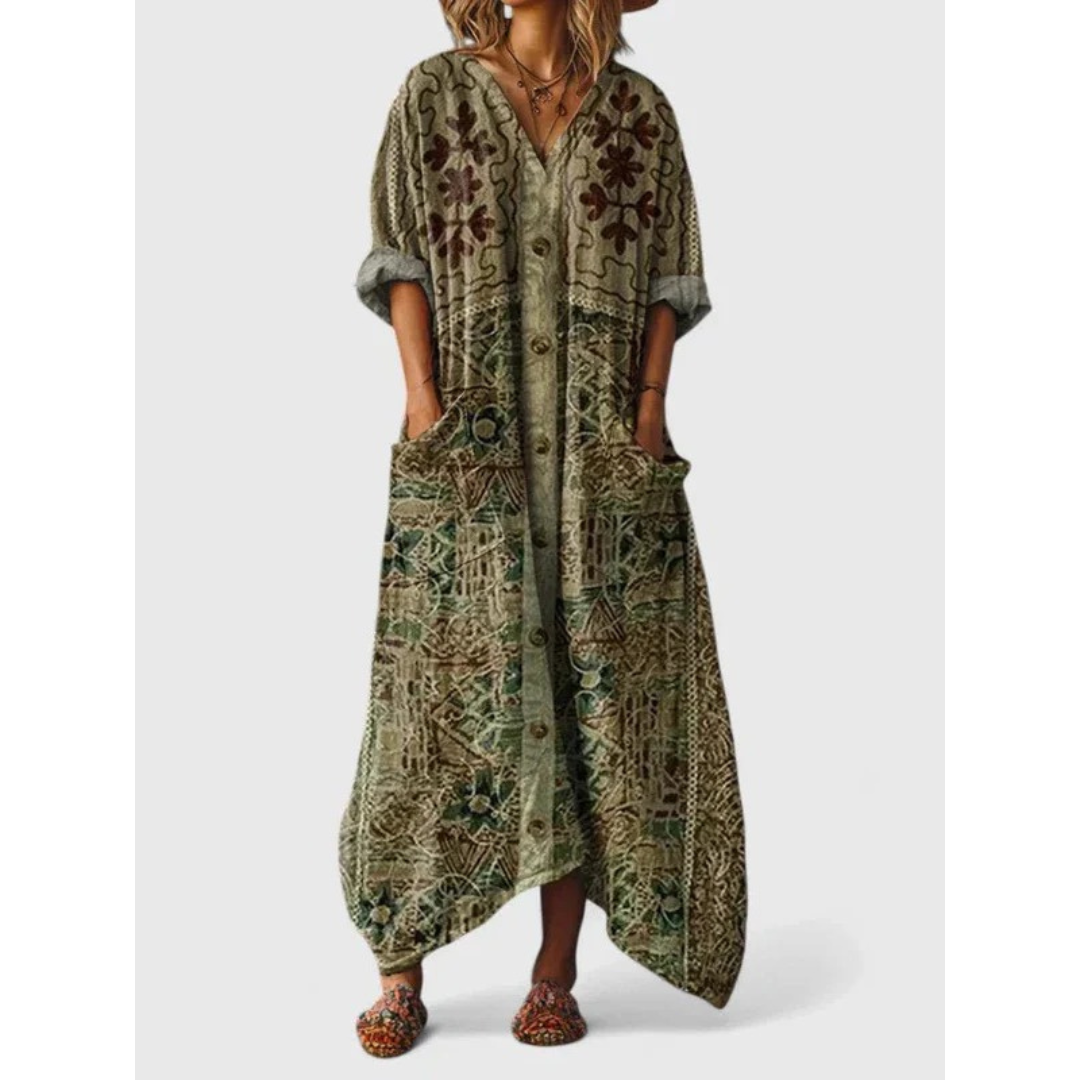 Trinity | Damen Sommerkleid Maxi Boho