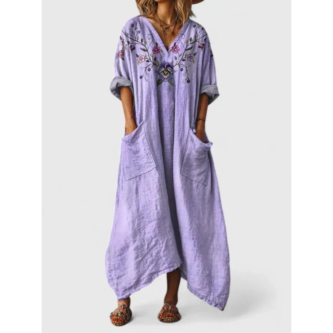 Trinity | Damen Sommerkleid Maxi Boho