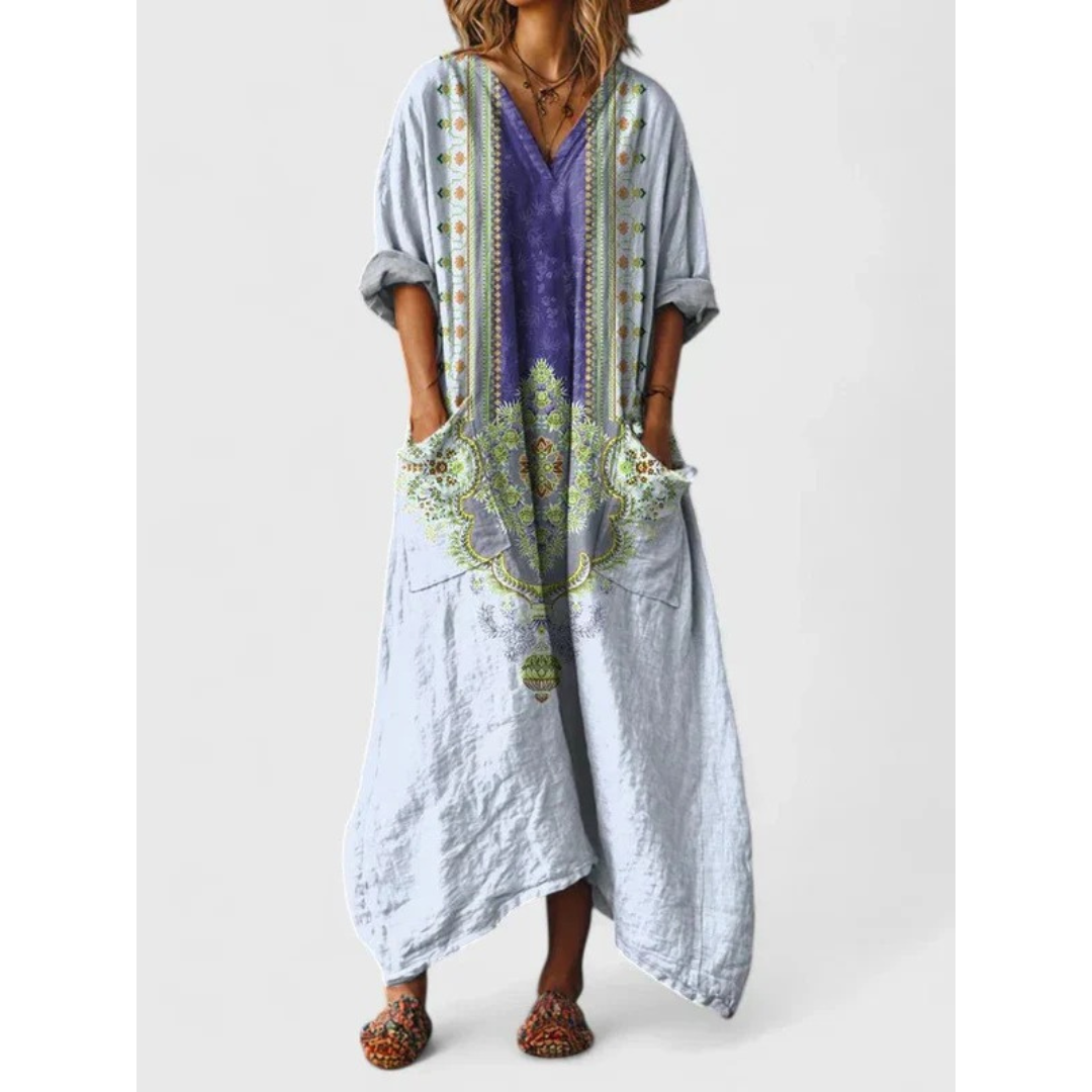 Trinity | Damen Sommerkleid Maxi Boho