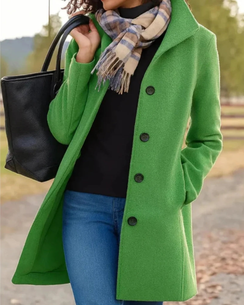 Übergangsjacke im Trenchcoat Stil | Lange Jacke