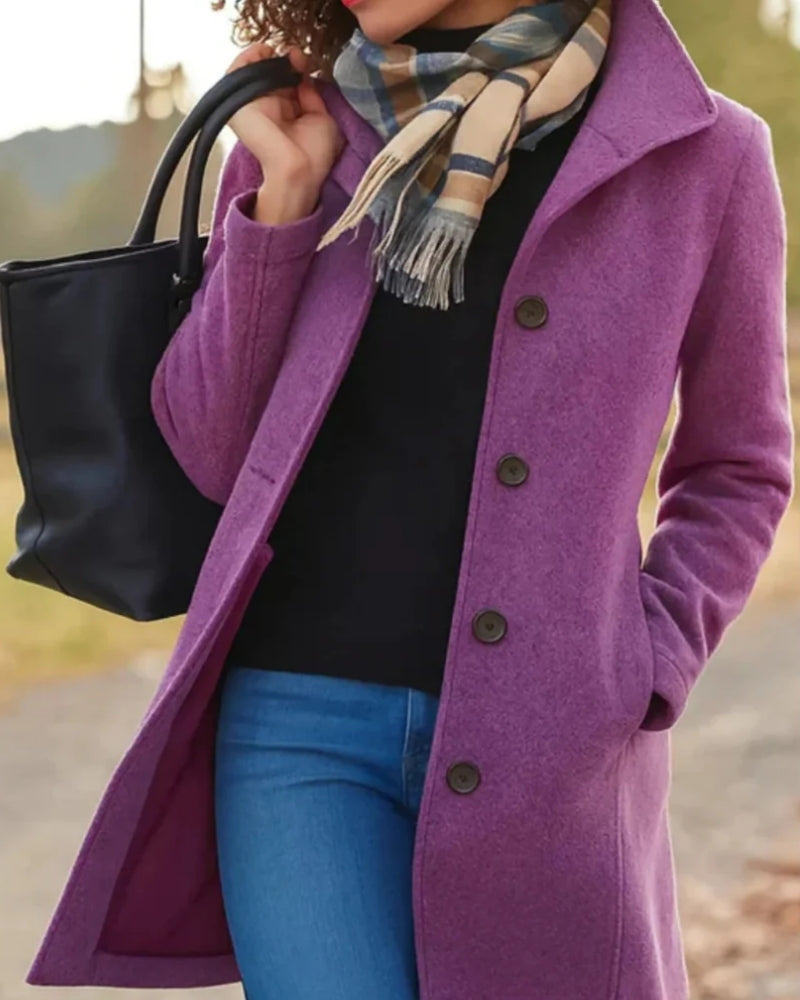 Übergangsjacke im Trenchcoat Stil | Lange Jacke