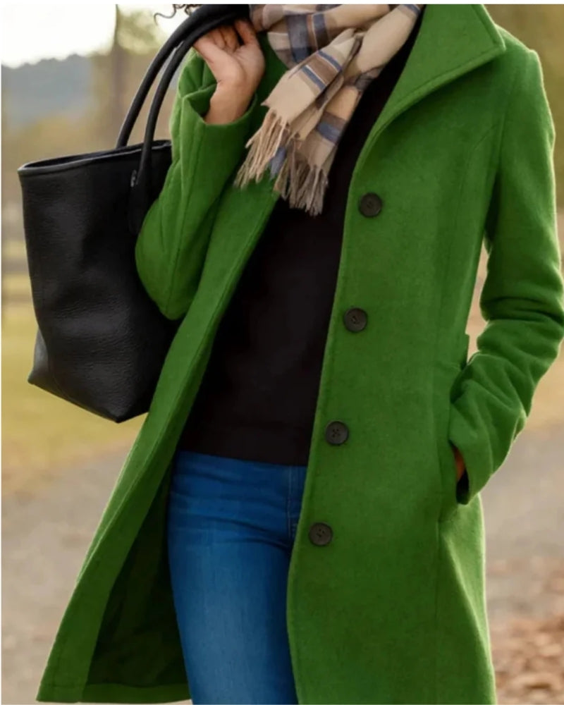 Übergangsjacke im Trenchcoat Stil | Lange Jacke