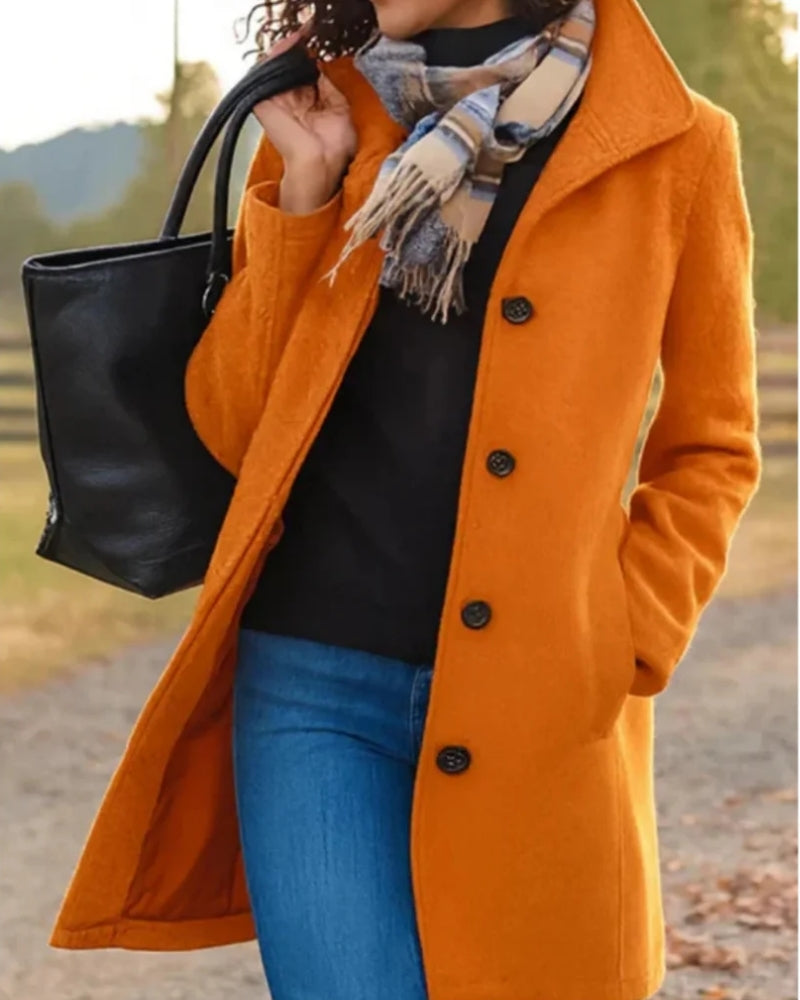Übergangsjacke im Trenchcoat Stil | Lange Jacke