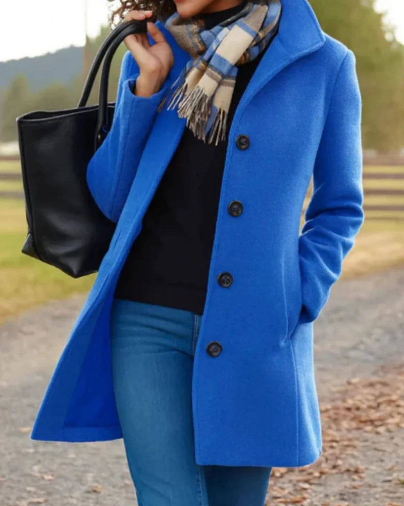 Übergangsjacke im Trenchcoat Stil | Lange Jacke