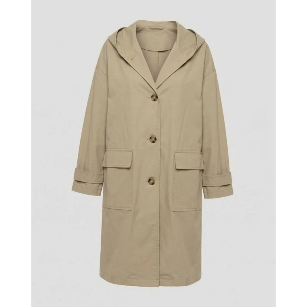 Valeria | Damen Wasserdicht Winterjacke mit Kapuze und langem Design