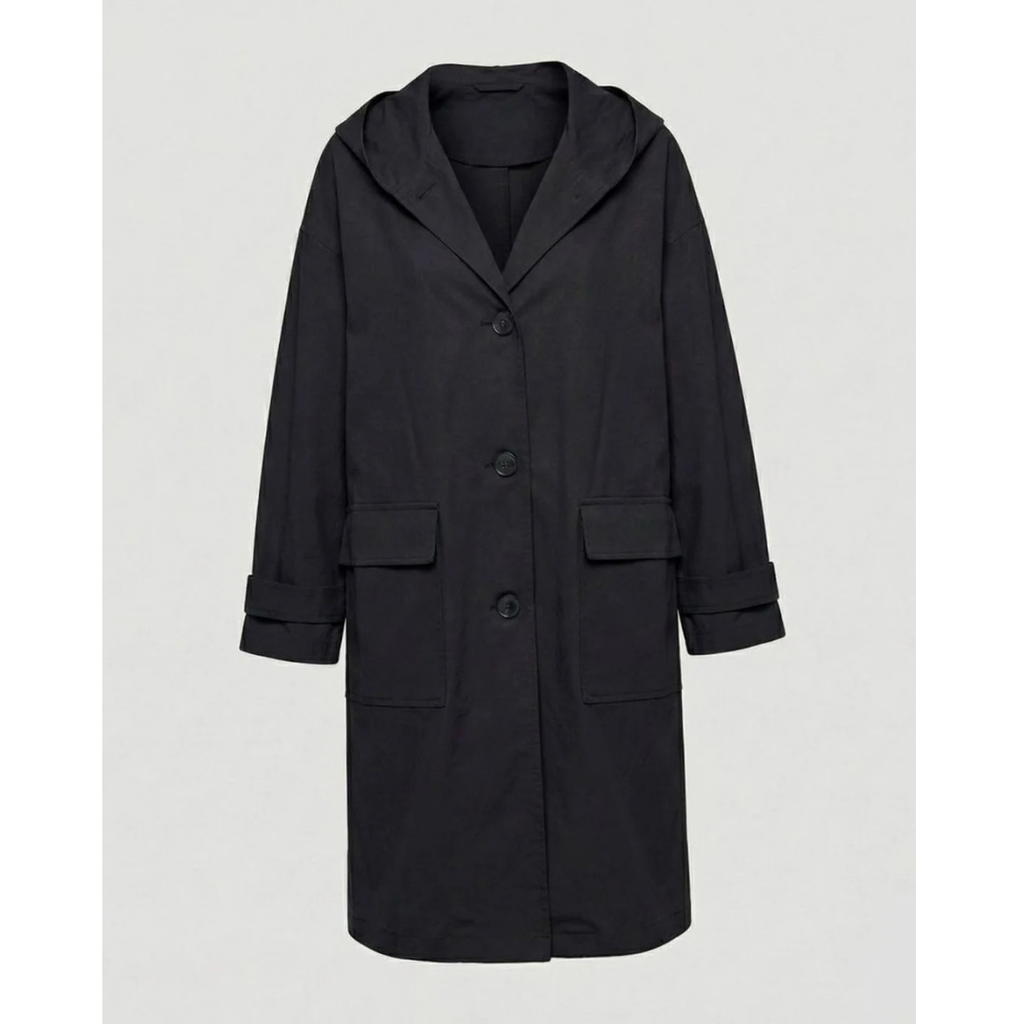 Valeria | Damen Wasserdicht Winterjacke mit Kapuze und langem Design