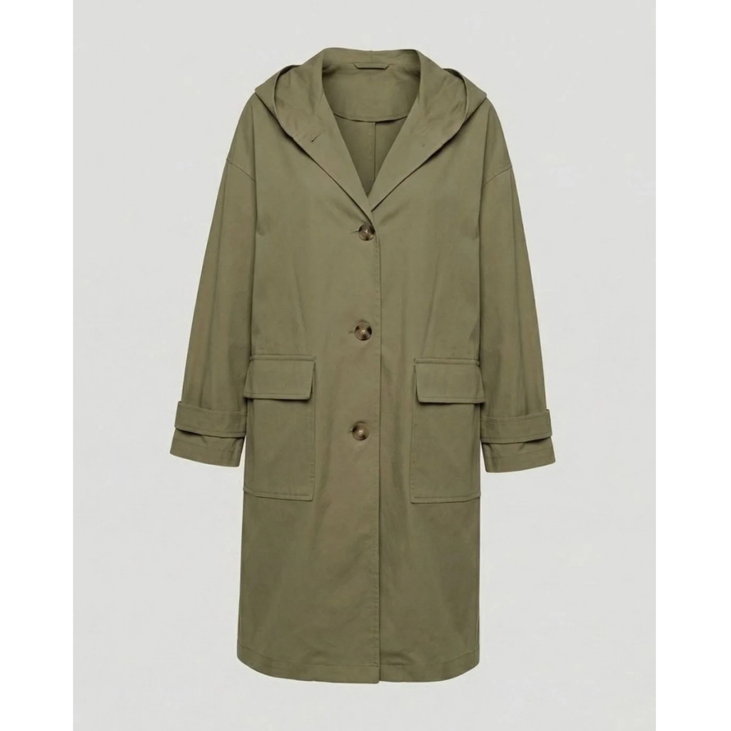 Valeria | Damen Wasserdicht Winterjacke mit Kapuze und langem Design