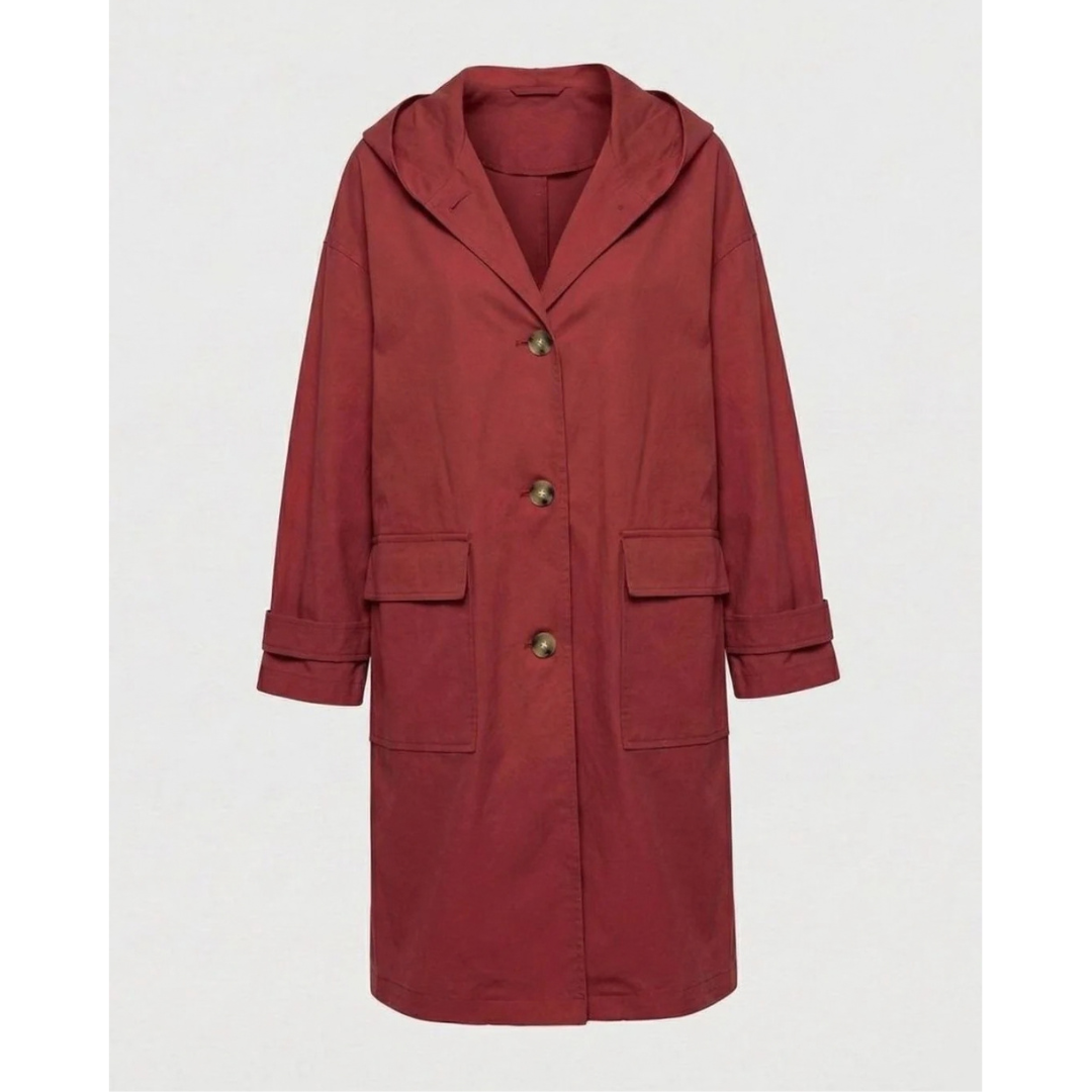Valeria | Damen Wasserdicht Winterjacke mit Kapuze und langem Design