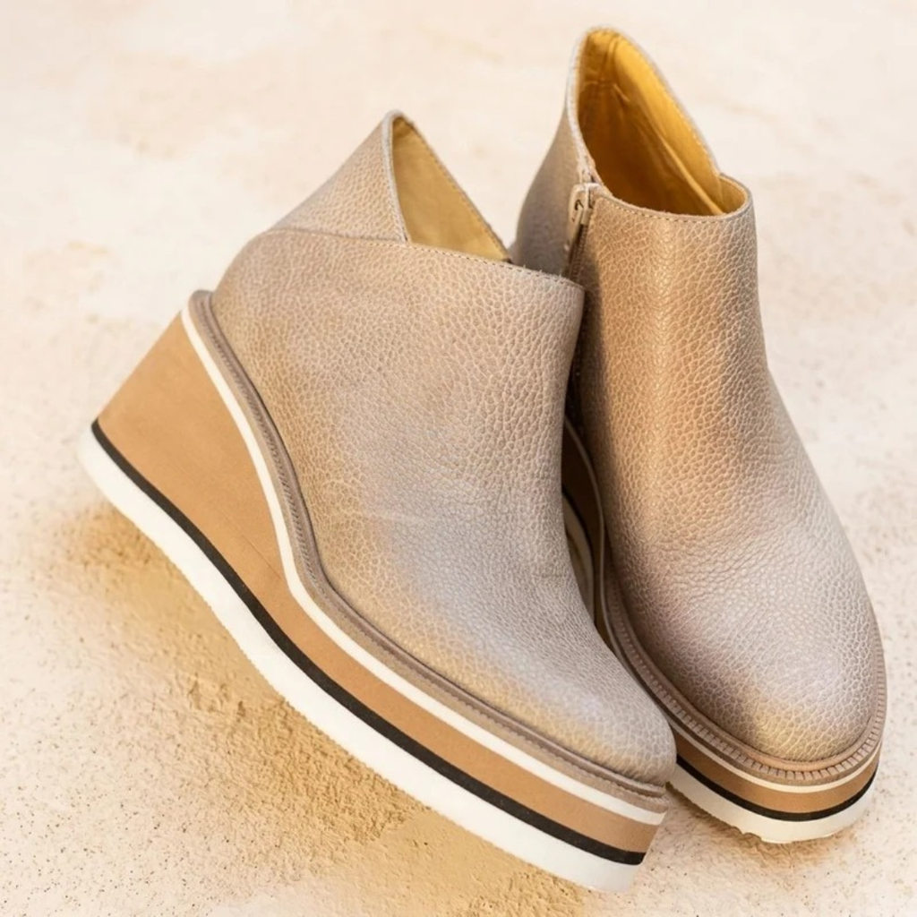 Valerie | Damen Orthopädische Stiefeletten mit Plateau und Absatz