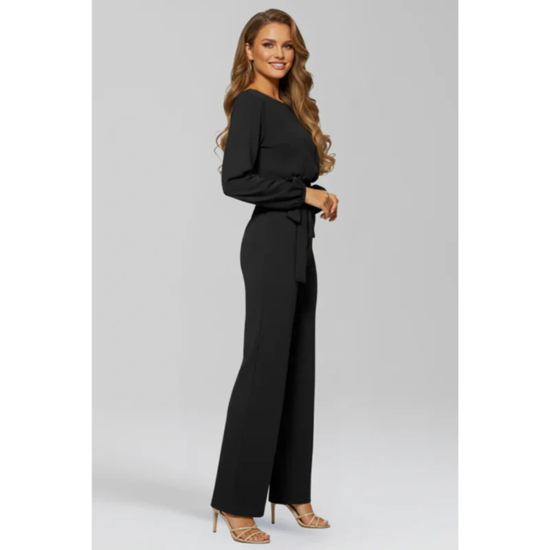 Verena | Damen Jumpsuit Mit Gürtel Für Abend