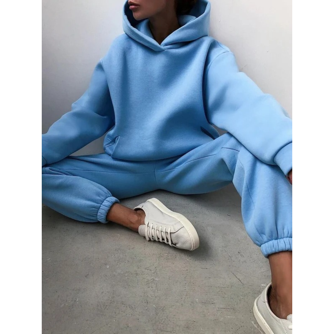 Veronika | Damen Jogginganzug mit Hoodie und Jogginghose, Zweiteiler