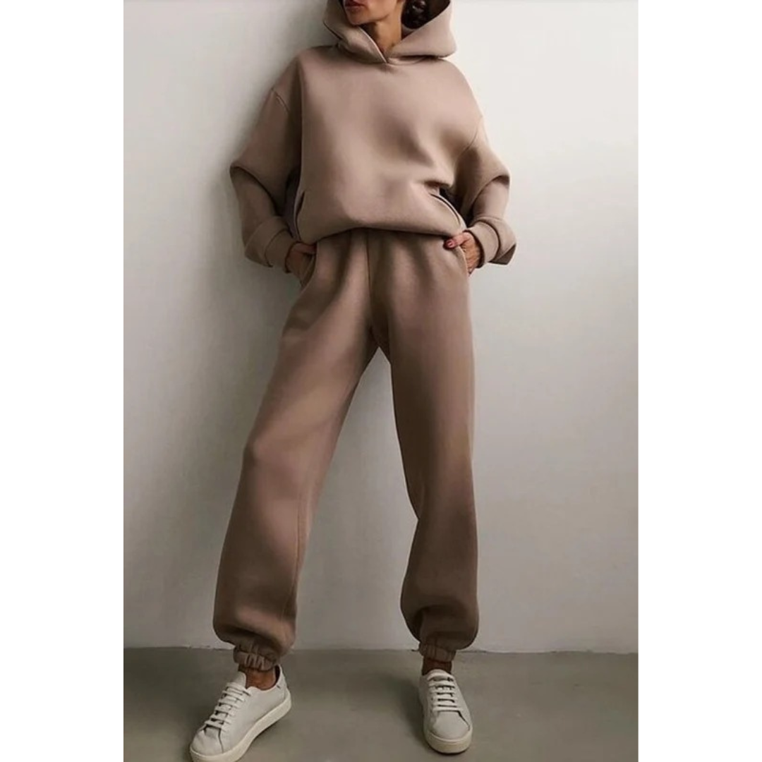 Veronika | Damen Jogginganzug mit Hoodie und Jogginghose, Zweiteiler