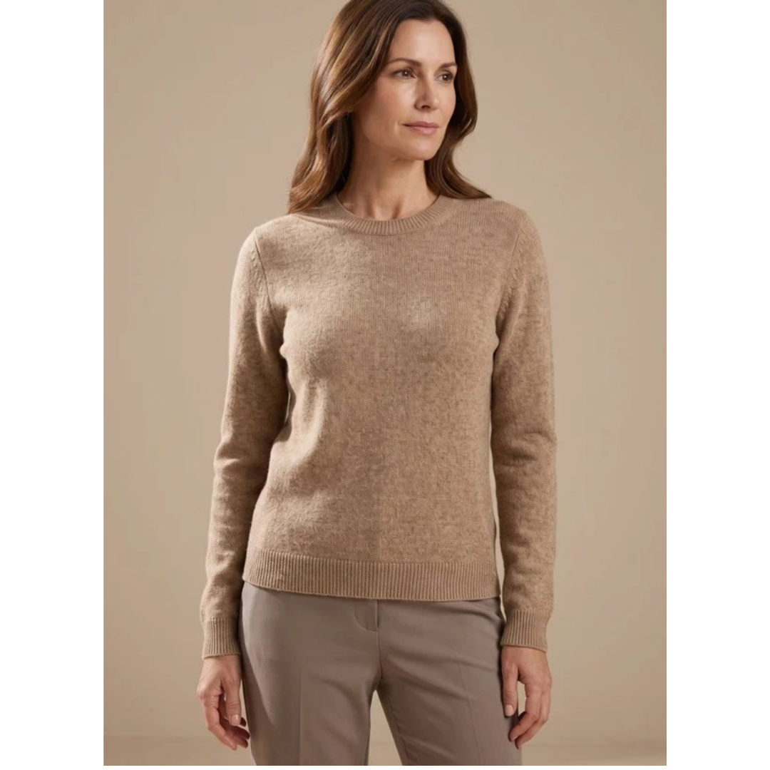 Veronika | Damen Rollkragenpullover mit Oversize Schnitt, Langarm und Weitem Körper