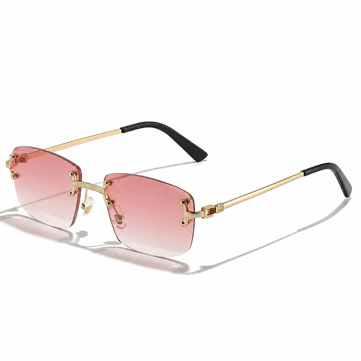 Victor | Herren Moderne Sonnenbrille Aviator Gold