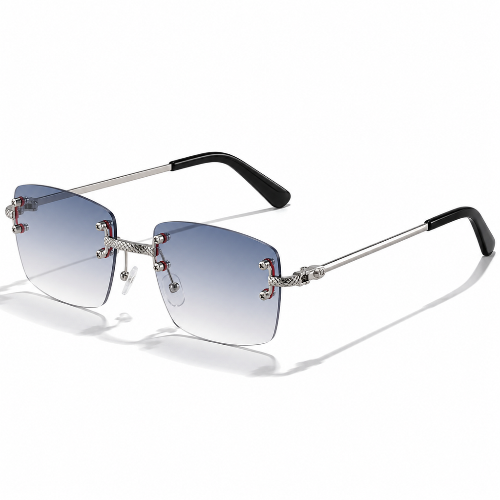 Victor | Herren Moderne Sonnenbrille Aviator Gold