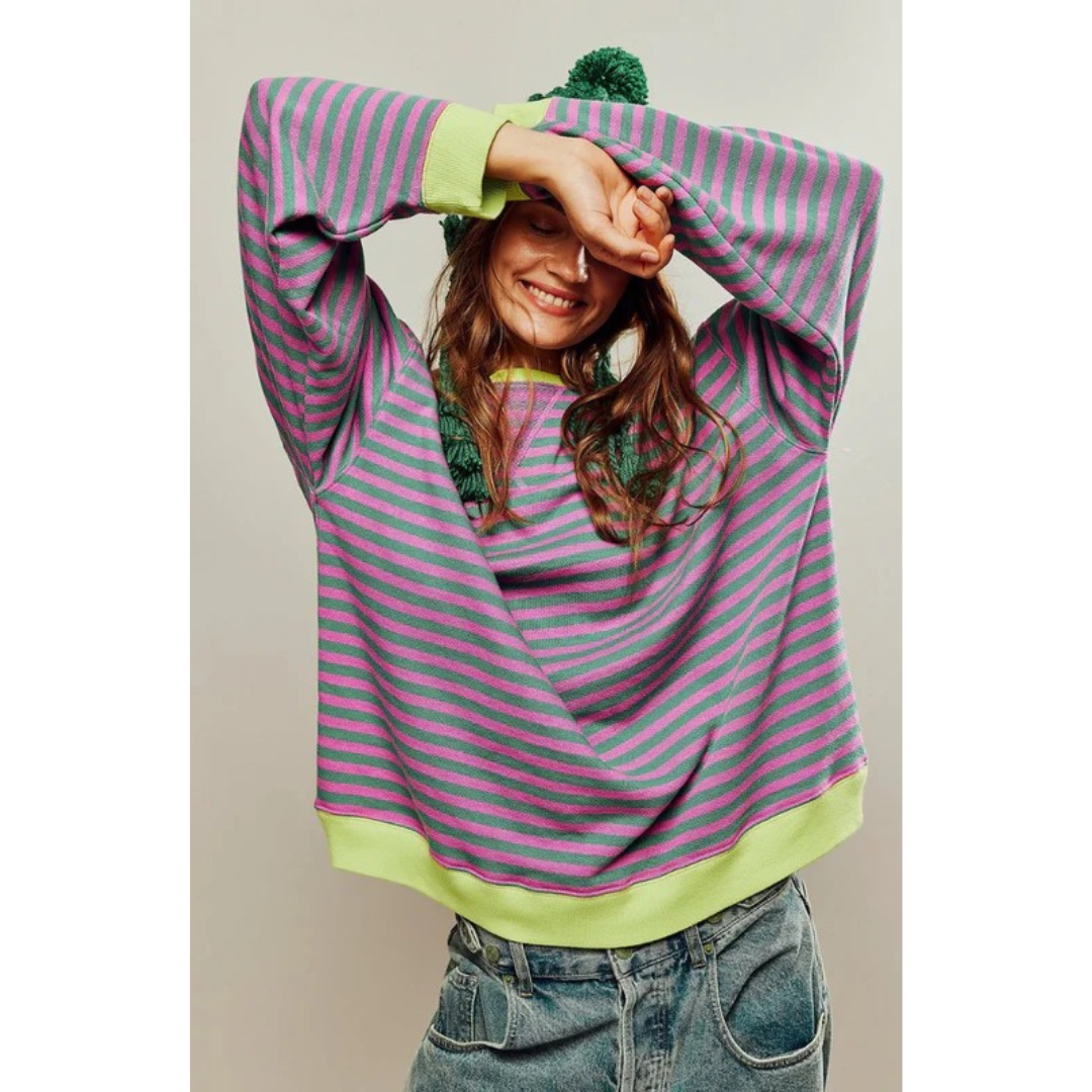 Victoria | Damen Modern Oversize Pullover