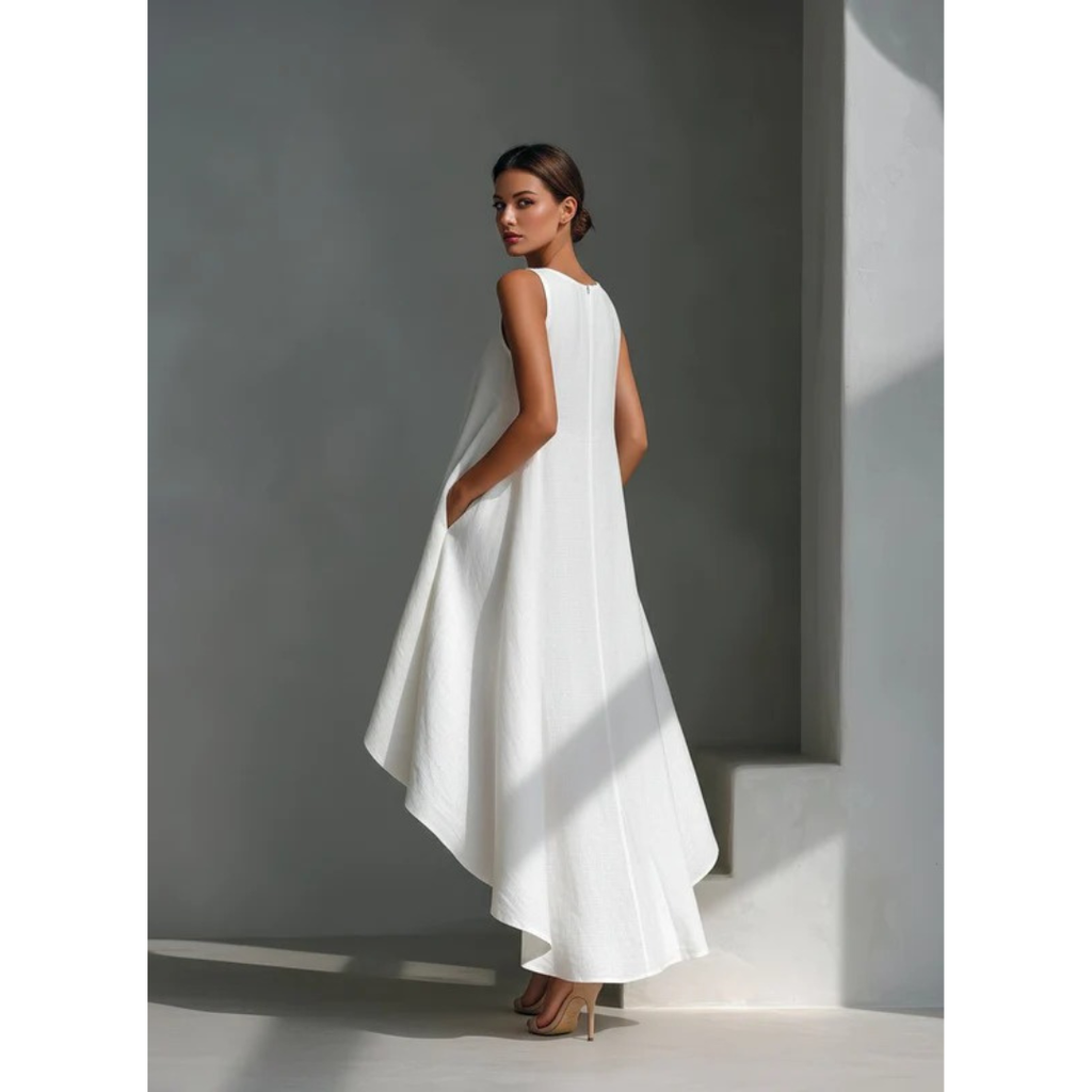Viktoria | Damen Stilvolles Sommer Midi Kleid