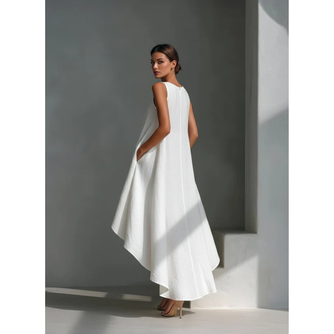 Viktoria | Damen Stilvolles Sommer Midi Kleid