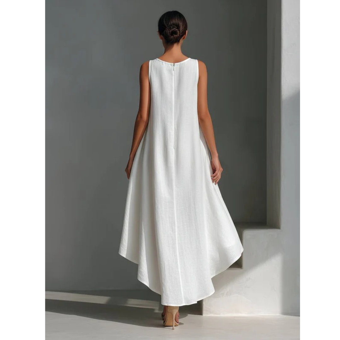 Viktoria | Damen Stilvolles Sommer Midi Kleid