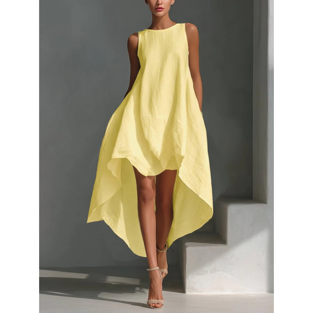 Viktoria | Damen Stilvolles Sommer Midi Kleid