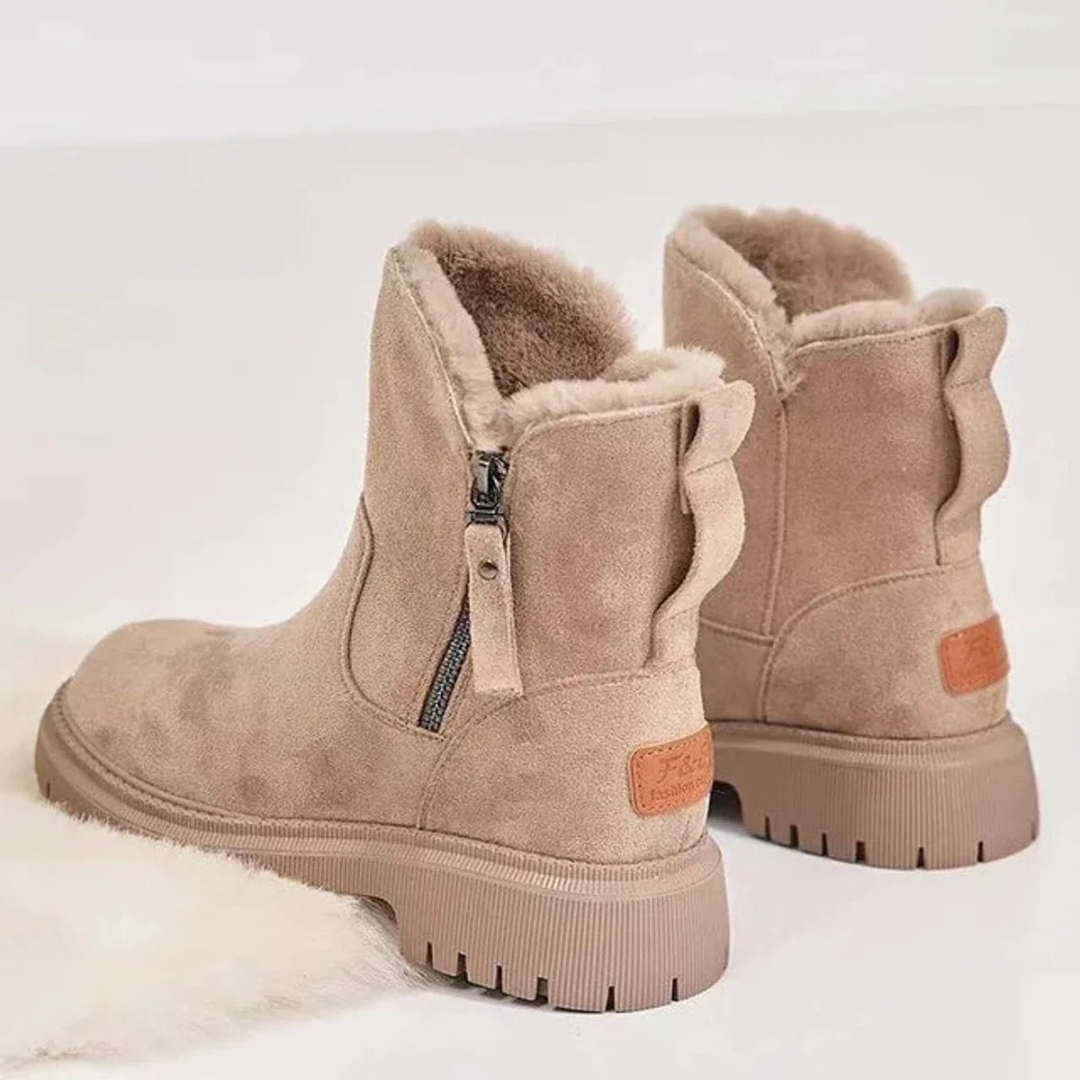 Vivienne | Damen Orthopädische Gefütterte Stiefeletten Mit Reißverschluss