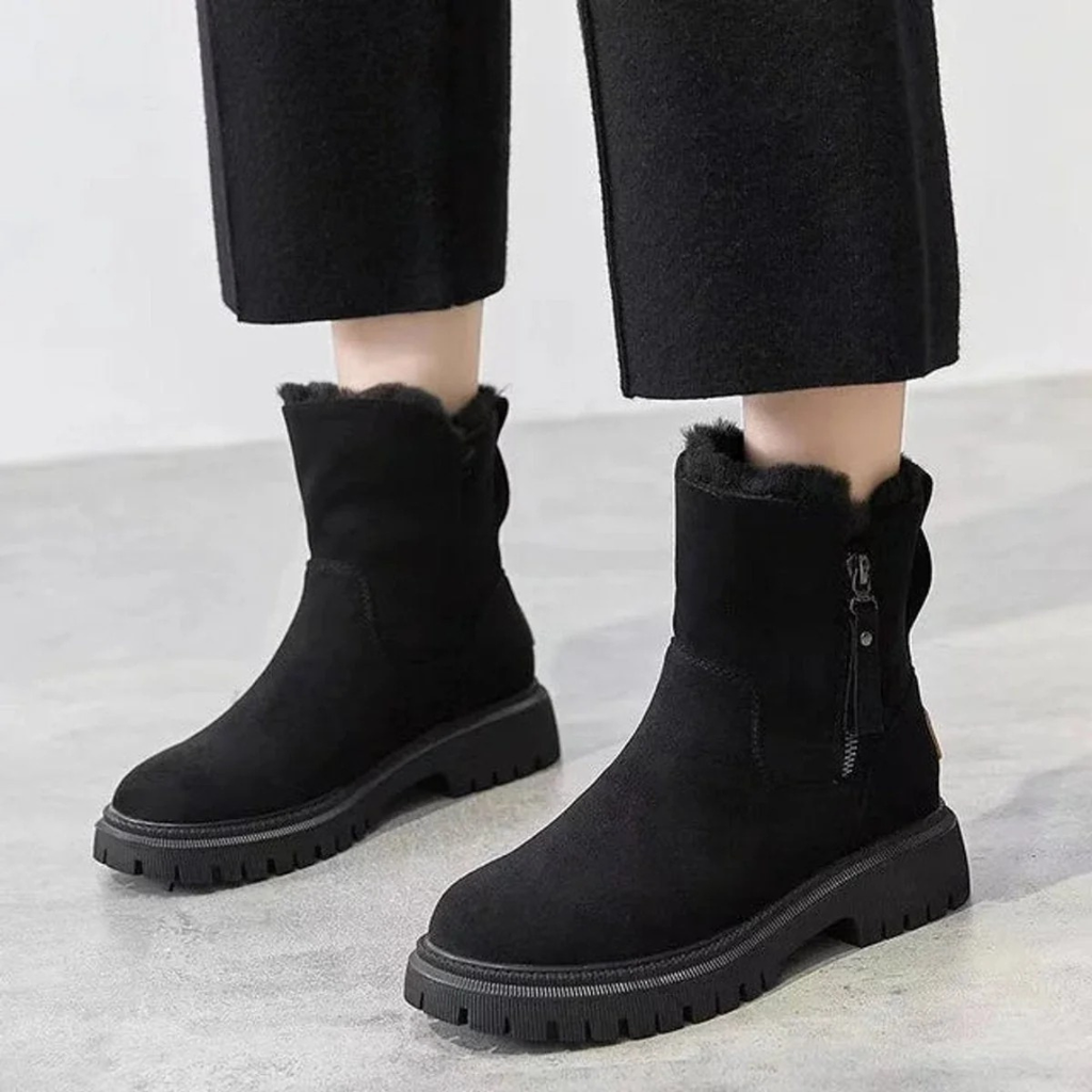 Vivienne | Damen Orthopädische Gefütterte Stiefeletten Mit Reißverschluss