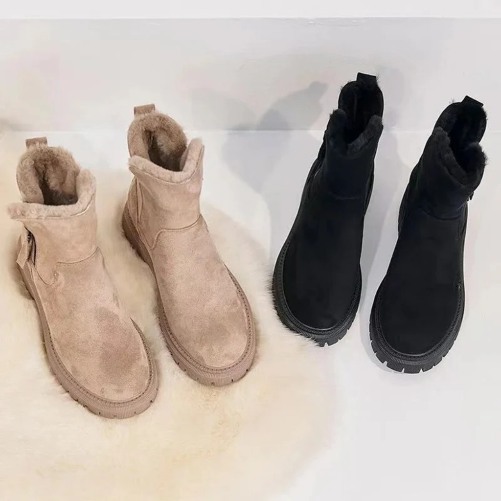 Vivienne | Damen Orthopädische Gefütterte Stiefeletten Mit Reißverschluss