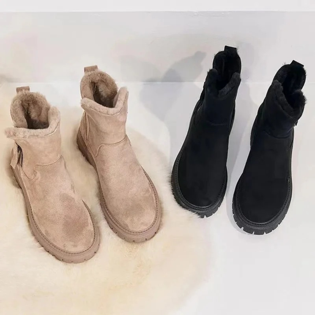 Vivienne | Damen Orthopädische Gefütterte Stiefeletten Mit Reißverschluss
