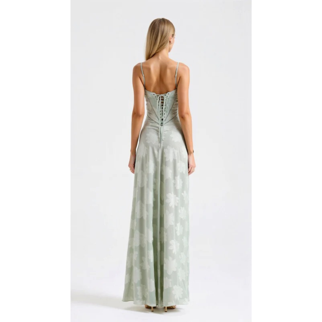 Waltraudine | Damen Maxi Kleid Für Hochzeitsgast Im Slip Stil