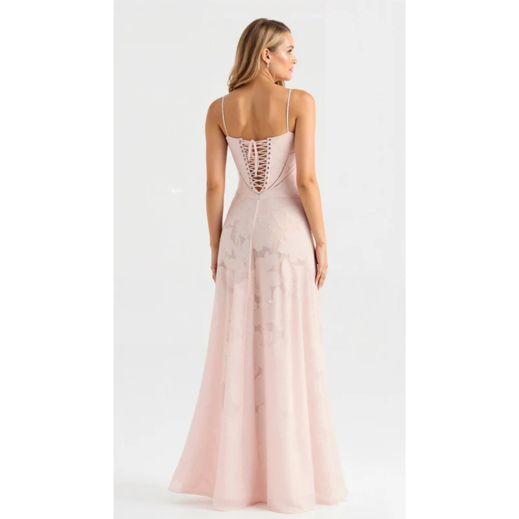 Waltraudine | Damen Maxi Kleid Für Hochzeitsgast Im Slip Stil